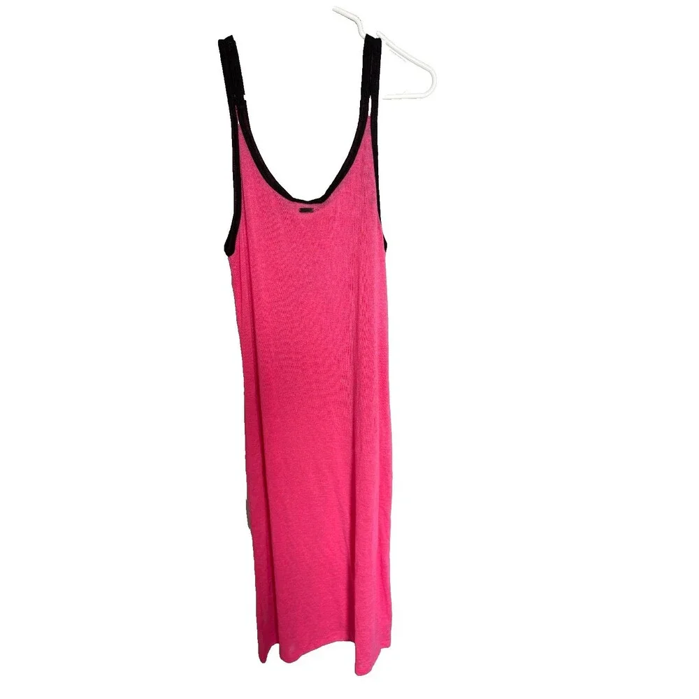 Dkny M Double-Strap Dress Cover-Up Swimsuit Pink MACY's - Picture 4 of 5